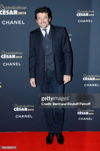 Patrick Bruel attends the 'Cesar - Revelations 2018' Party at Le Petit Palais on January 15, 2018 in Paris, France.