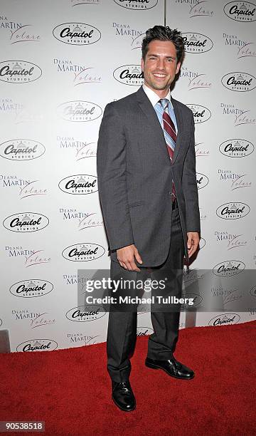 Actor Scott Bailey arrives at the CD release party for Deana Martin's new album "Volare", held at the Capitol Records building on September 9, 2009...