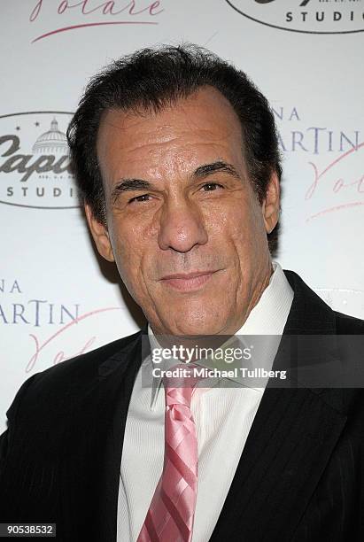 Actor Robert Davi arrives at the CD release party for Deana Martin's new album "Volare", held at the Capitol Records building on September 9, 2009 in...