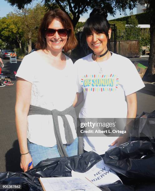 Actress Burgandi Phoenix participates in the 6th Annual Martin Luther King Jr. Day Clothing Collection And Community Breakfast held on January 15,...