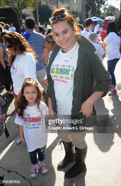 Drew Gordon and Hayley Gripp participate in the 6th Annual Martin Luther King Jr. Day Clothing Collection And Community Breakfast held on January 15,...