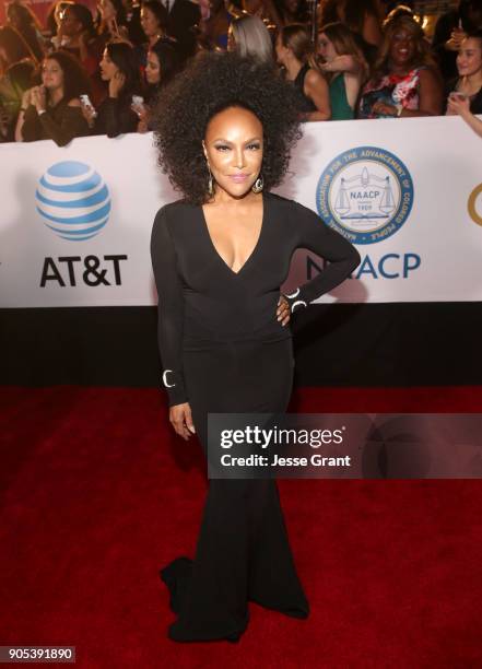 Lynn Whitfield attends the 49th NAACP Image Awards at Pasadena Civic Auditorium on January 15, 2018 in Pasadena, California.