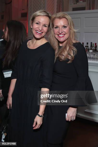 Marcia Kilgore and Mindy Grossman attend the Financo CEO Forum on January 15, 2018 in New York City.