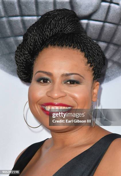 Courtney Kemp Agboh at the 49th NAACP Image Awards on January 15, 2018 in Pasadena, California.