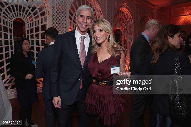 Michael Karsch and Alison Brod attend the Financo CEO Forum on January 15, 2018 in New York City.
