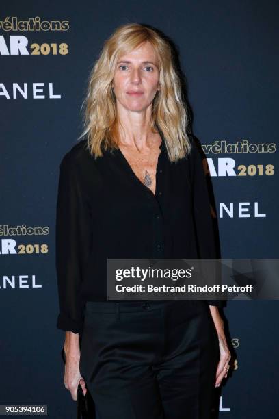 Actress Sandrine Kiberlain attends the 'Cesar - Revelations 2018' Party at Le Petit Palais on January 15, 2018 in Paris, France.