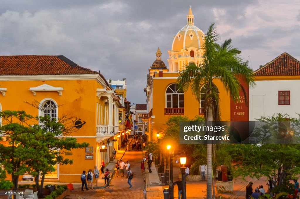 Plaza in Cartagena, Colombia