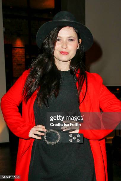 German actress Anna Fischer during the Bunte New Faces Night at Grace Hotel Zoo on January 15, 2018 in Berlin, Germany.