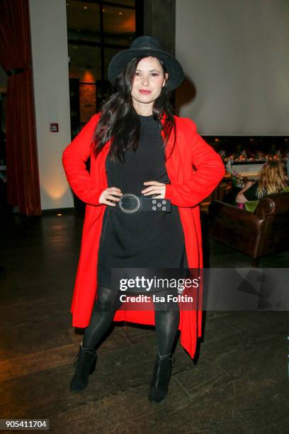 German actress Anna Fischer during the Bunte New Faces Night at Grace Hotel Zoo on January 15, 2018 in Berlin, Germany.