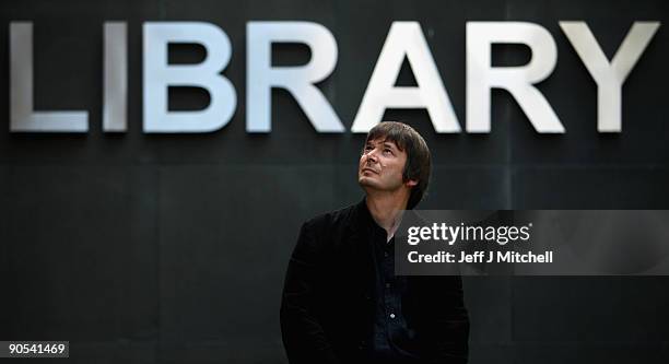 Bestselling crime writer Ian Rankin, opens a redevelopment of the University of Edinburgh Main Library on September 10, 2009 in Edinburgh, Scotland....