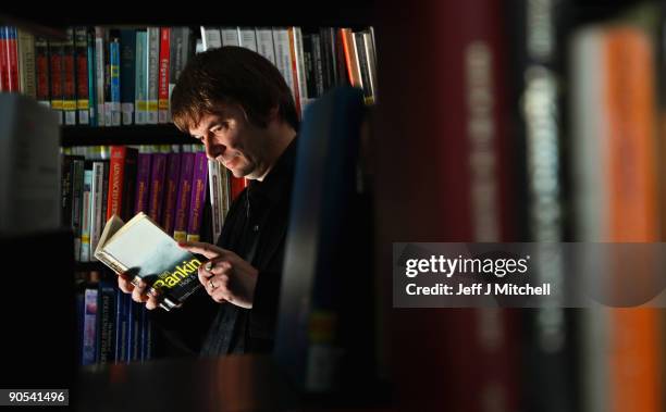 Bestselling crime writer Ian Rankin, opens a redevelopment of the University of Edinburgh Main Library on September 10, 2009 in Edinburgh, Scotland....