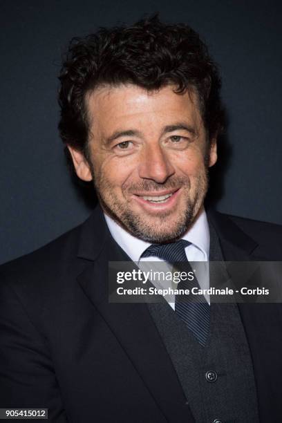 Patrick Bruel attends the 'Cesar - Revelations 2018' Party at Le Petit Palais on January 15, 2018 in Paris, France.