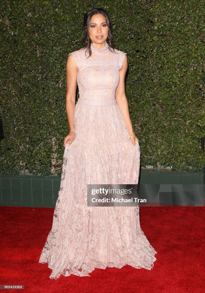 Jurnee Smollett-Bell arrives to the 49th NAACP Image Awards held at