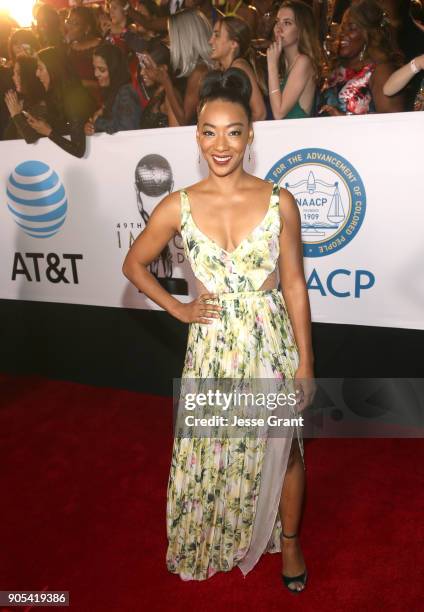 Betty Gabriel attends the 49th NAACP Image Awards at Pasadena Civic Auditorium on January 15, 2018 in Pasadena, California.