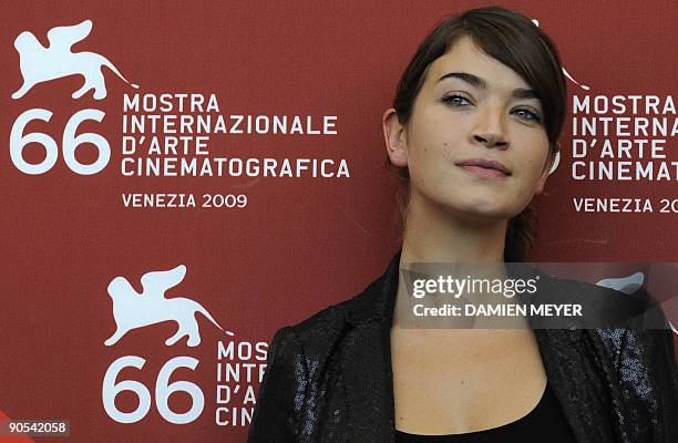 Actress Anna Bederke poses during the photocall of "Soul Kitchen" at the Venice film festival on September 10, 2009. "Soul Kitchen" is competing for...