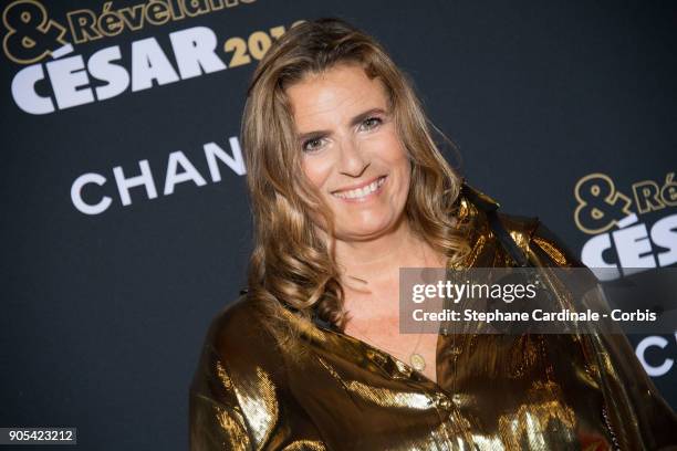 Lisa Azuelos attends the 'Cesar - Revelations 2018' Party at Le Petit Palais on January 15, 2018 in Paris, France.