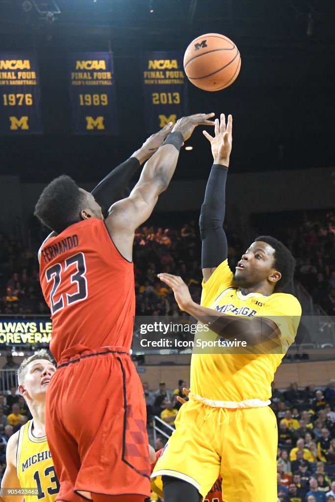 COLLEGE BASKETBALL: JAN 15 Maryland at Michigan