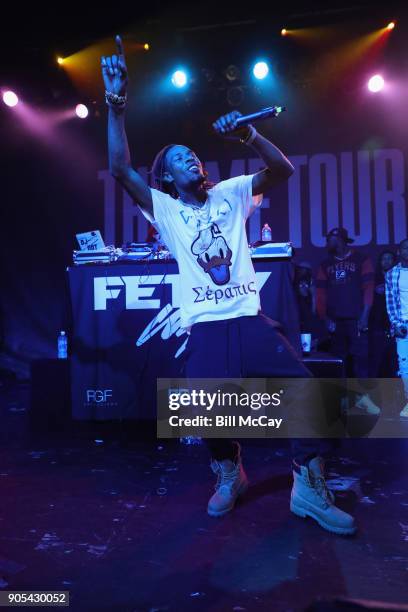 Fetty Wap performs at The Theater of the Living Arts January 15, 2018 in Philadelphia, Pennsylvania.