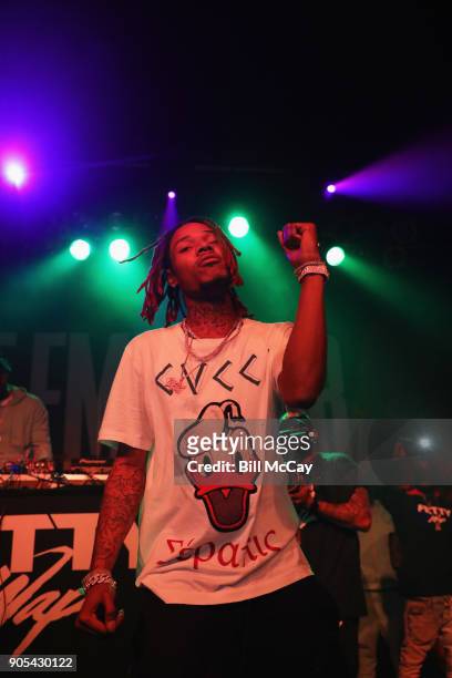Fetty Wap performs at The Theater of the Living Arts January 15, 2018 in Philadelphia, Pennsylvania.