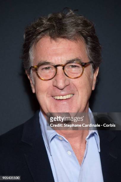 Francois Cluzet attends the 'Cesar - Revelations 2018' Party at Le Petit Palais on January 15, 2018 in Paris, France.