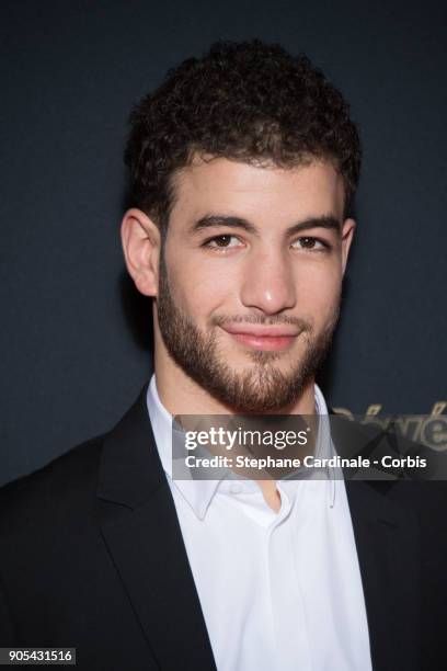 Rabah Nait Oufella attends the 'Cesar - Revelations 2018' Party at Le Petit Palais on January 15, 2018 in Paris, France.