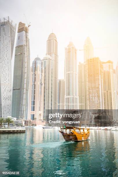 dubai marina - dubai marina stock pictures, royalty-free photos & images