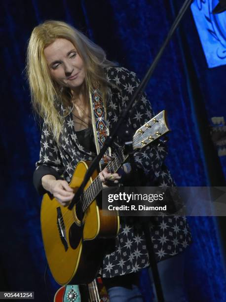 Patty Griffin performs during the ASCAP Showcase at The Lakehouse during the 9th Annual 30A Songwriters Festival day 3 on January 13, 2018 in South...