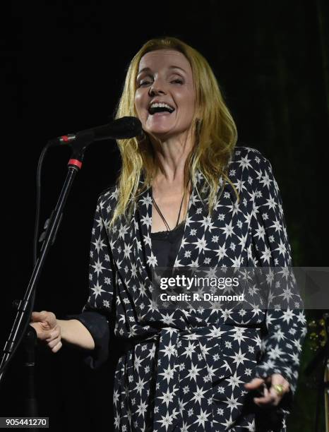 Patty Griffin performs during the ASCAP Showcase at The Lakehouse during the 9th Annual 30A Songwriters Festival day 3 on January 13, 2018 in South...