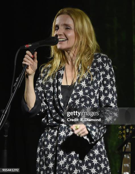 Patty Griffin performs during the ASCAP Showcase at The Lakehouse during the 9th Annual 30A Songwriters Festival day 3 on January 13, 2018 in South...