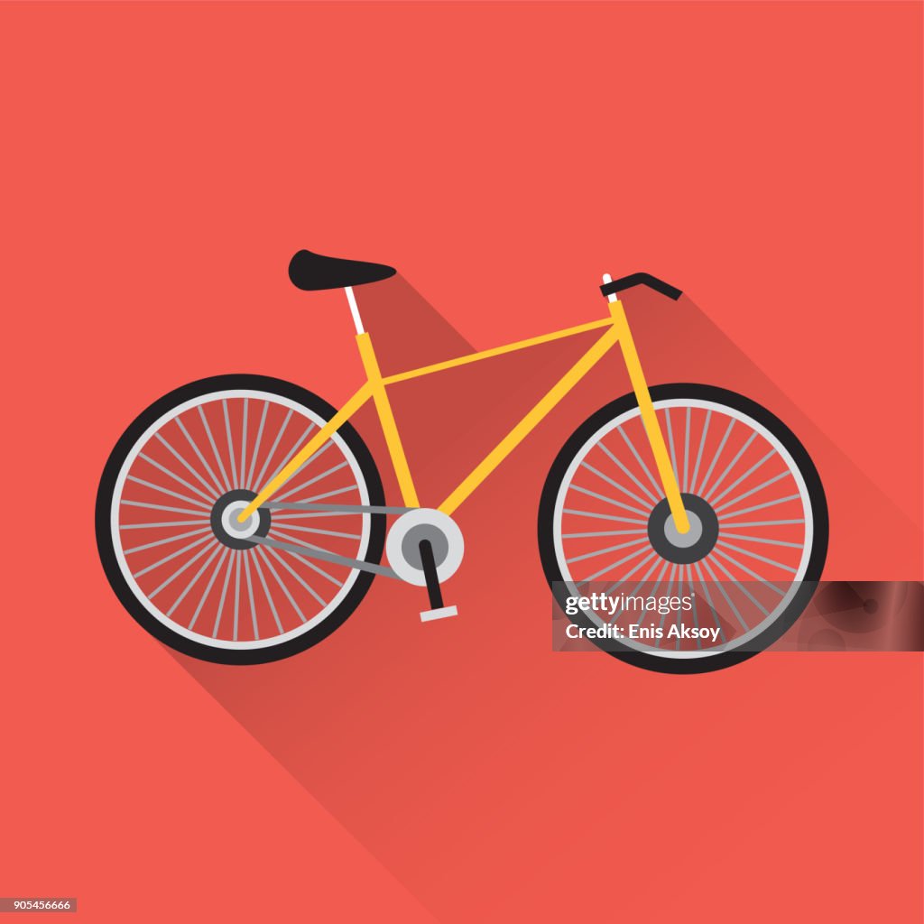 Bicycle Flat Icon