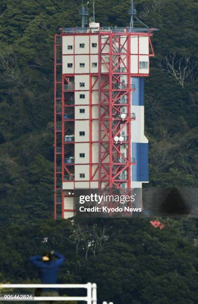 Photo taken Jan. 16 shows the maintenance building that has stored the Epsilon-3 rocket at Uchinoura Space Center in Kimotsuki, Kagoshima Prefecture....