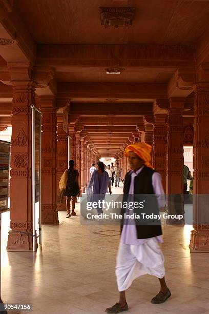 Swaminarayan Akshardham temple in Delhi on November 24, 2005.