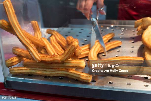 churros for sale in lisbon portugal - lyn holly coorg stock pictures, royalty-free photos & images