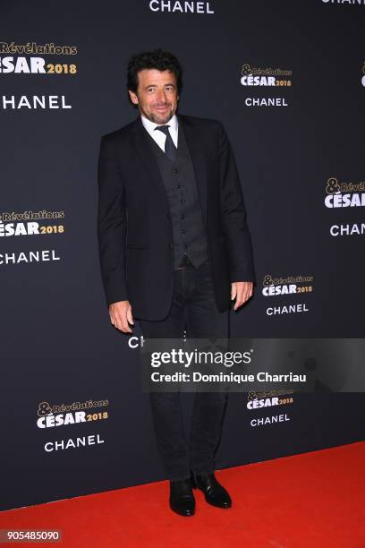 Patrick Bruel attends the Cesar - Revelations 2018' : Party at Le Petit Palais on January 15, 2018 in Paris, France.