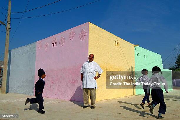 Anant Pal Singh at his ancestral village, Brahmpur in Ludhiana district, Punjab. S. Budh Singh Dhahan at the Guru Nanak Mission Hospital, Dhahan...