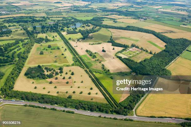 Burghley Park, Barnack, Peterborough, Cambridgeshire, 2016. A Capability Brown landscaped park on the estate of Burghley House. Artist Damian Grady.