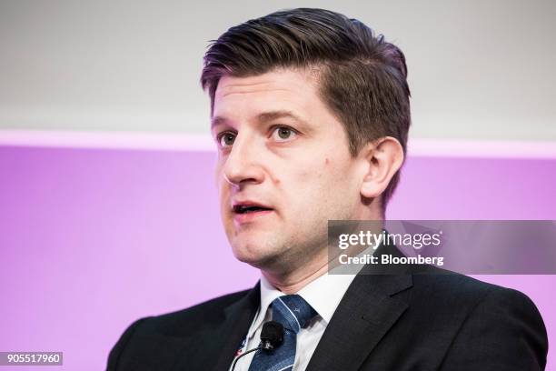 Zdravko Maric, Croatias finance minister, speaks during the Euromoney Central And Eastern European Forum, in Vienna, Austria, on Tuesday, Jan. 16,...