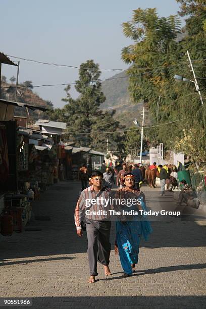 Devotees at Mata Vaishno Devi Mandir .