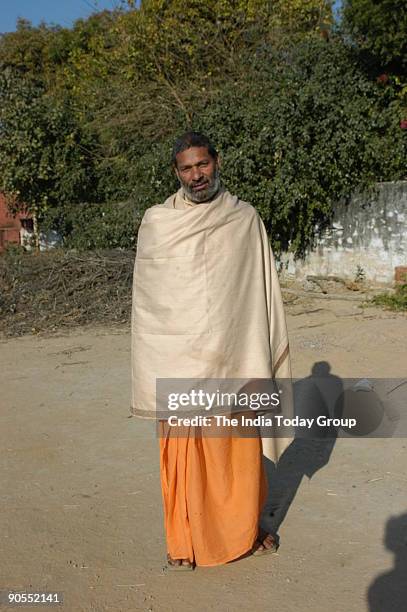 Acharya Shri Praduyaman of Arsh Gurukul in Mahendragarh, Haryana, India