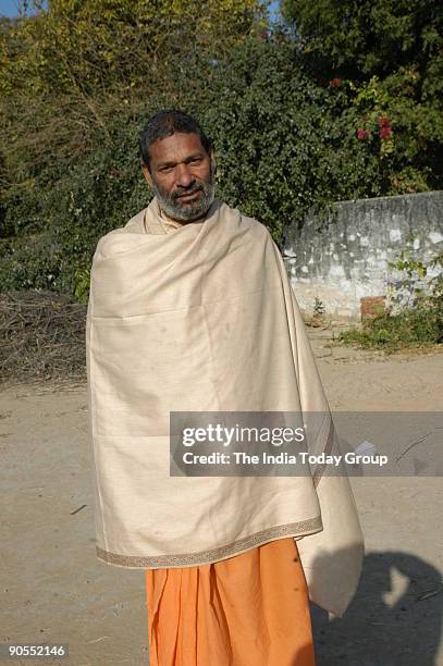 Acharya Shri Praduyaman of Arsh Gurukul in Mahendragarh, Haryana, India