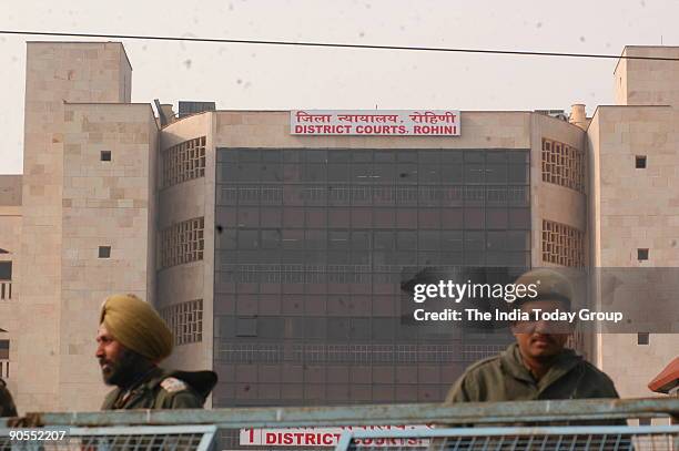 District Courts, Rohini, which was inaugurated by Delhi chief minister Sheila Dixit on January 6, 2005. New Delhi.