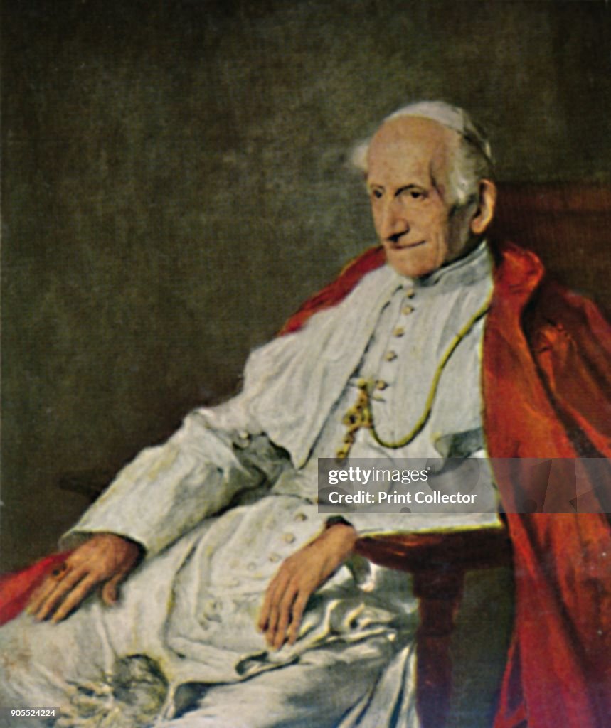 Papst Leo Xiii 1810-1903 - Gemalde Von Fulop