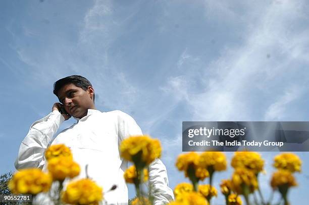 Deepender Singh Hooda son of Haryana Chief Minister Bhupinder Singh Hooda and Member of Parliament from Rohtak, Haryana, India