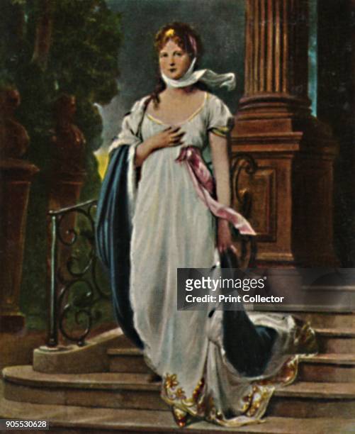 'Königin Luise 1776-1810,'1934. Duchess Louise of Mecklenburg-Strelitz , Luise Auguste Wilhelmine Amalie was Queen consort of Prussia as the wife of...