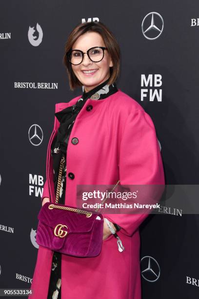 Astrid Rudolph attends the Ewa Herzog show during the MBFW Berlin January 2018 at ewerk on January 16, 2018 in Berlin, Germany.