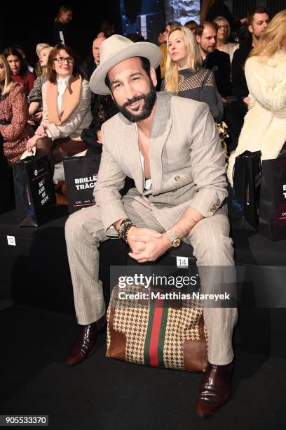 Dancer Massimo Sinato attends the Ewa Herzog show during the MBFW Berlin January 2018 at ewerk on January 16, 2018 in Berlin, Germany.