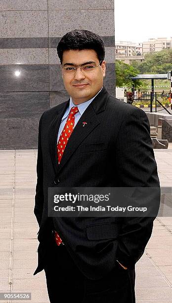 Vidur Varma, Investment Director, Citi Bank poses at outdoor location in Mumbai, India. Potrait