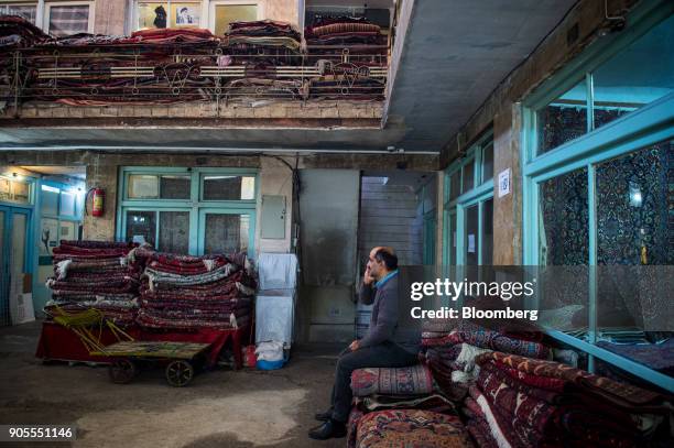 Syrian Rug Salesman Rugs Stacked Photos and Premium High Res Pictures - Getty Images