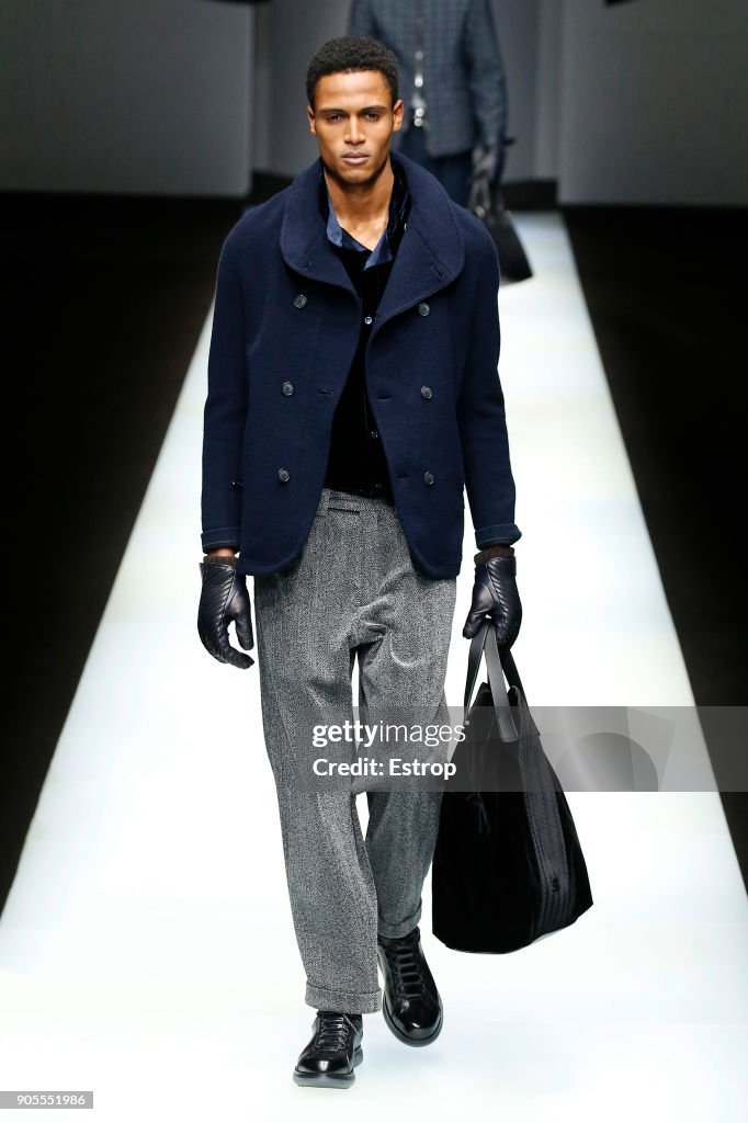 Giorgio Armani - Runway - Milan Men's Fashion Week Fall/Winter 2018/19