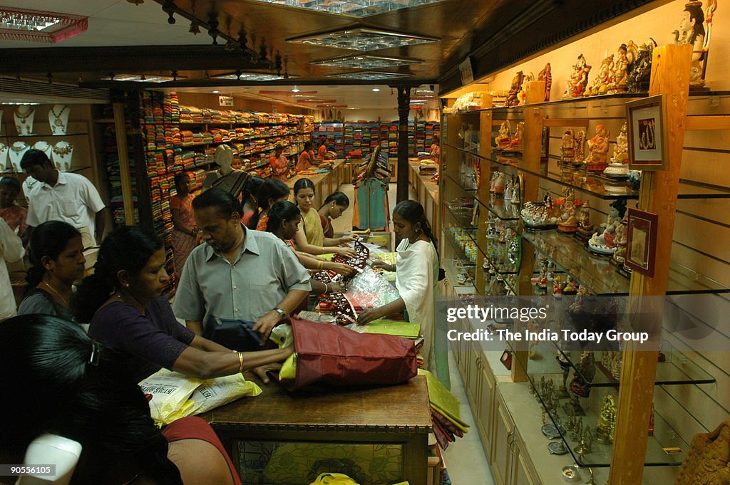 Naidu Hall, Showroom or Departmental store at Pondy Bazar in Chennai,  News Photo - Getty Images